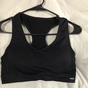 Black sports bra